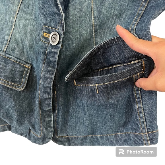 Denim blazer women's XS Gap - Picture 6 of 6